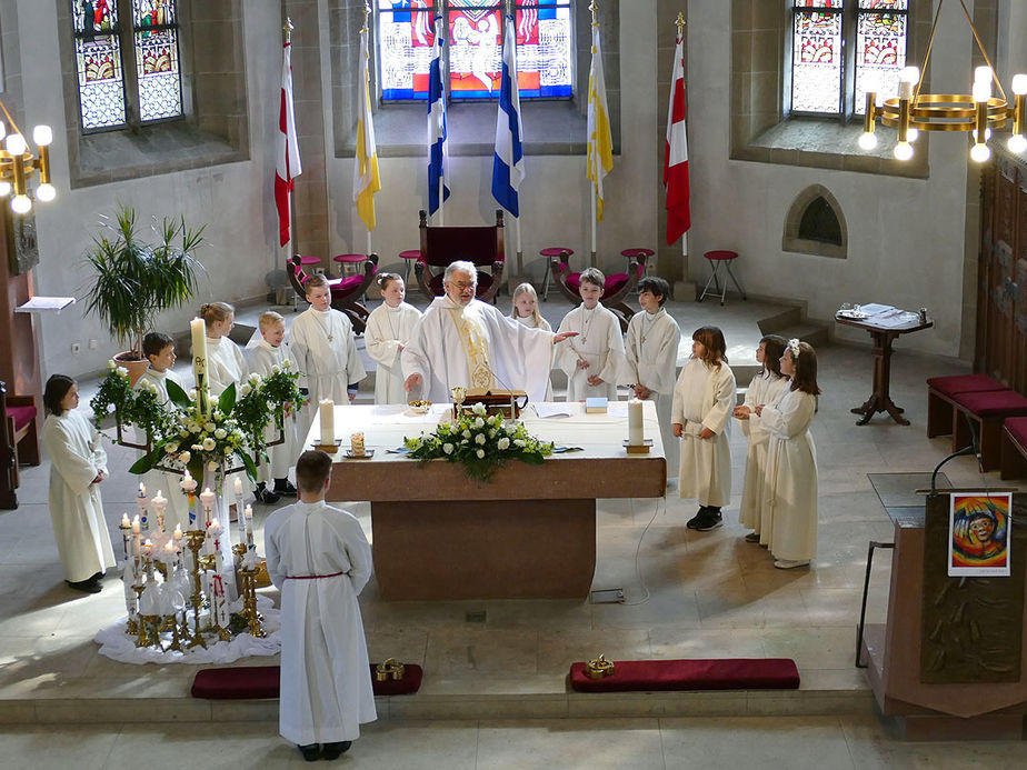 Dankgottesdienst der Kommunionkinder (Foto: Karl-Franz Thiede)